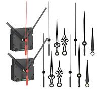 2 mécanismes dhorloge radio-pilotés avec 3 sets daiguilles [St. Leonhard]