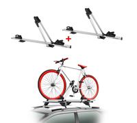2 Menabo Porte-Vélo De Toit Juza Pour 2 Vélo 15kg En Aluminium Abe