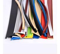 2 mètre U-Form Protection des bords Adhésif, Flexible TPE Placage Bois Couvre Chant, Bande de bord de meuble(Gray,15mm)