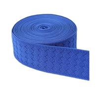 2 mètres, 40 mm, mini élastique à carreaux épais, en caoutchouc coloré, pour la confection de jupes, pantalons, bretelles, hauts et ceintures faits main. Accessoires,Bleu,2 mètres