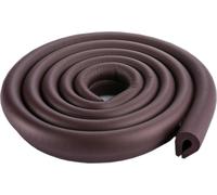 2 mètres de verre de type U Edge Guard Baby Kleinkind Protector Épaissir Protictive Soft bandes non toxiques, Brown