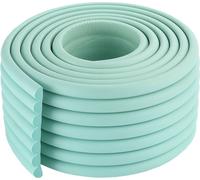 2 mètres de W-forme multifonctionnelle ultra-large protection de bord élargi épaississement Crash Bar bandes de pare-chocs enfants, vert clair