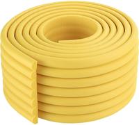 2 mètres de W-forme multifonctionnelle Ultra Wide Edge Guard Élargi épaississement Crash Bar Bande de pare-chocs enfants, Jaune