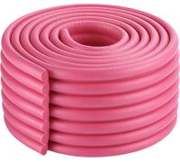 2 mètres de W-forme multifonctionnelle Ultra Wide Edge Guard Élargi épaississement Crash Bar Bande de pare-chocs enfants, Rose Pink