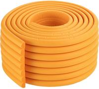 2 mètres de W-forme multifonctionnelle Ultra Wide Edge Guard Élargi épaississement Crash Bar Bande de pare-chocs enfants, Orange