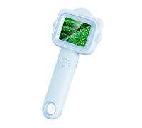 2 Microscope portable 500x avec lumières LED, loupe portative à écran numérique de 2, 4 pouces pour, jouet éducatif d ' exploration scientifique