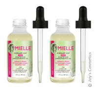 2 MIELLE Rosemary Mint Light Scalp & Hair Strengthening Oil " 2 Pièces Léger Set