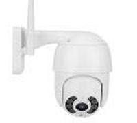 2 "Mini caméra dôme PTZ, 1080P étanche WiFi 8 lumières Caméra de Surveillance extérieure de sécurité avec dôme Icsee Support Alarme de détection de Mouvement/Vidéo/Réduction du Bruit/Carte TF(UE)