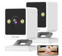 2 mini caméras IP 2K connectées IPC-230 avec support 360° [7links]