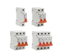 2 mini-disjoncteurs solaires 63 A 1P 2P 3P 4P DC 250 V-1000 V 10 fusibles for système PV énergie solaire(2P)