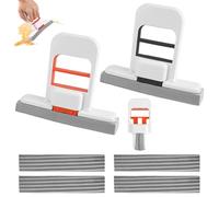 2 Mini Foldable Desktop Mop, Vadrouille Auto-Serrante pour Voiture,Fenêtre | Mini SerpillèRes De Bureau Pliables Humide et Sec,Nettoyage Cuisine Table à Thé Handheld Foldable Water Absorbing Mop