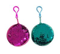 2 Mini Sequin Poches, Coin Round Coin Letters of Childre
