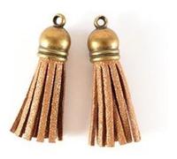 2 minis pompons en suédine 4 m - doré - Graine Créative Doré G