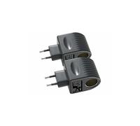 : 2 minis transformateurs 230 V / 12 V - 1000 mA / 12 Watts