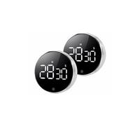 Casa Control 2 minuteurs numériques à molette avec écran LCD et support magnétique