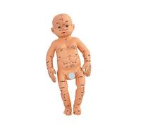 2 modèles d'exercice pour le massage des nouveau-nés avec marquages détaillés des points d'acupuncture, anatomie réaliste du bébé pour l'entraînement des infirmiers, anatomie des nourrissons avec