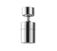 2 Modes 1440 Degrés Rotatif Extension Robinet Pulvérisateur Tête Universel Salle De Bains Étendre Adaptateur Aérateur Extender Noir Bien Fait(Two Mode 360)