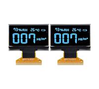 2 modules d’écran OLED de 1,3 pouce, écran à cristaux liquides de résolution 128x64, module à diodes électroluminescentes organiques avec interface 30 broches pour projets électron (MRA103-1 (bleu))