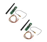 2 modules d'éclairage LED sans fil DMX512 2,4 GHz avec émetteur-récepteur PCB et antenne de contrôle