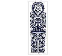 2 Morceaux D'Autocollants De Tatouage De Bras Complet De Jus D'Herbes 15 Jours Autocollants De Tatouage Semi-Permanent Simulés Imperméables Et Résistants À La Sueur