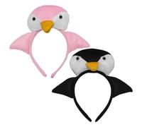 2 Morceaux De Bandeau De Pingouin, Animaux De Dessin Animé Mignons, Bandeau De Personnalité Créative Pour Enfants, Accessoires De Bal De Bal, Accessoires De Cheveux De Costumes Amusants.