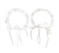 2 Morceaux De Bandeau En Forme De Feuilles, Sweet Sports Remunring, Simple Bandeau De Bande De Cheveux, Or).