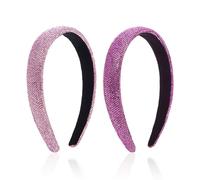 2 Morceaux De Bandeau En Strass, Accessoires De Cheveux Brillants, Accessoires De Cheveux Élés, Décorations De Coiffure, Camaises Pour Femmes.