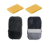2 Morceaux De Blocs De Caoutchouc, 2 Morceaux De Tissu À Broussailles À Chaussures, Blocs De Gommage Multifonction, Blocs De Caoutchouc De Nettoyage Créatif, Outils De Nettoyage De Chaussures.