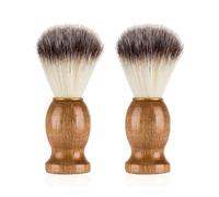 2 Morceaux De Brosse À Barbe À Poignée En Bois, Brosse À Poils Doux, Pinceau De Nettoyage Multifonction, Brosse De Nettoyage Des Coupes De Cheveux Pour Hommes, Pinceau À Rasage Pratique.