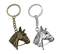 2 Morceaux De Clés De Tête De Cheval, Pendentif À La Tête De Cheval, Porte-Clés Personnalisé, Cadeau pour des Amis, Cadeau pour Les Amateurs De Chevaux.