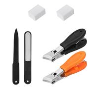 2 Morceaux De Coupe-Ongles Et 2 Morceaux De Fichier D'Ongles, Outils De Coupe Des Ongles, Accessoires De Soins Des Ongles, Accessoires De Nails De Bricolage.