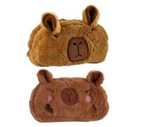 2 Morceaux De Crayon Capibala Bleing, Crayon Capybara, Étui Crayon En Peluche, Fournitures Capybara, Sac Capybara, Cadeau Pour Les Enfants.
