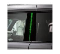 2 Morceaux De Film De Pilier B Automobile, Lame Fluorescente, Matériau De Protection Brillant