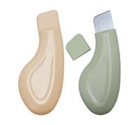 2 Morceaux De Gratte-Ci Avec Pelle À Tête Noire, Rayures De Bijoux De Peau Créative, Restes De Métal En Acier Inoxydable, Nettoyage Et Outils De Beauté