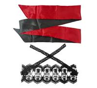 2 Morceaux De Masque Oculaire De La Sangle Noire, Accessoires Sexy, Masque Oculaire Simple Et Polyvalent, Masque Oculaire Doux Et Confortable, Fournitures De Couchage.