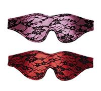 2 Morceaux De Masque Pour Les Yeux, Masque Oculaire En Dentelle Doux, Masque Oculaire De L'Ombrage Du Sommeil, Masque Oculaire Élastique Et Confortable, Masque Pour Les Yeux De La Personnalité.