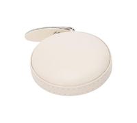 2 morceaux de mètre ruban, corps de mètre ruban, mètres rubans (**Hemmed Round - Beige**)