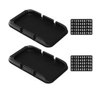 2 Morceaux De Pavé Antidérapant du Tableau De Bord, Accessoires Automobiles, Coussin Antidérapant en Silicone, Support De Téléphone Portable De Voiture.