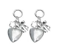 2 Morceaux De Pendentif d'amour De Fleurs, Pendentif Mignon Et Simple, Qui Peut Décorer Les Clés, Les Téléphones Portables Et Les Sacs.