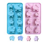 2 Morceaux De Petite Forme De Mouton, Forme De Silicone Animal Sucré, Forme De Chocolat, Forme De Biscuit De Bonbons De Bricolage, Ustensiles De Cuisson De Cuisine