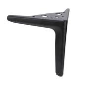 2 morceaux de pieds support à trois broches Pour Canapés, Tables Basses | Pieds de support de meubles, pieds de table basse, pieds de lit, pieds(Black,18cm)