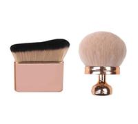 2 Morceaux De Pinceau De Beauté, Pinceau De Maquillage Portable, Pinceaux De Maquillage Polyvalents, Outils De Beauté, Adaptés À L'Application De La Poudre Lâche Et Du Fard À Joues.