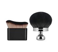 2 Morceaux De Plâtre Perdant, Brosse À Matelle Douce, Make-Up Outils, Pinceau De Beauté À Tête Ronde, Pinceau De Marque Portable.
