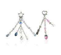 2 Morceaux De Porte-Clés pour Femmes, Porte-Clés Doux Mignon, Porte-Clés Y2K, Porte-Clés À La Mode, Décoration Suspendue Au Sac.