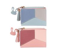 2 Morceaux De Sac Court pour Femmes, Sac De Lettres en Cuir PU, Portefeuille Simple Élé, Fournitures De Voyage.