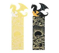 2 Morceaux De Signets De Dragon, Signets De Dragon Cool, Signets Personnalisés Créatifs, Signets De Papeterie Étudiante, Accessoires De Livres À La Mode, Cadeaux Pour Passionnés De Lecture.