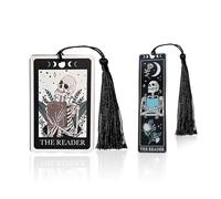 2 Morceaux De Signets De Motif De Crâne, Signets Élés Et Personnalisés, Accessoires De Lecture, Cadeaux D'Étudiants.