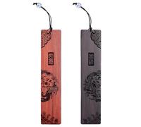 2 Morceaux De Signets Sculptés En Bois, Signets Vintage, Accessoires De Lecture, Outils De Marquage De Livres, Cadeaux Créatifs.