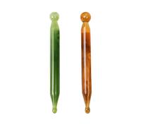 2 Morceaux De Stylo De Massage D'Acupoint, Outil De Pressage D'Acupoint En Résine Créative, Accessoires De Thérapie Musculaire, Petits Accessoires Pour La Relaxation Du Visage.