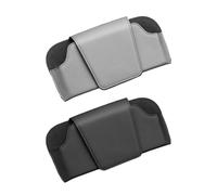 2 Morceaux De Verres De Voiture Clip, Cadre De Verres De Voiture, Cadre De Lunettes De Soleil De Voiture, Boîte De Rangement De Voiture, Verres Visuels De Voiture (Noir, Gris).